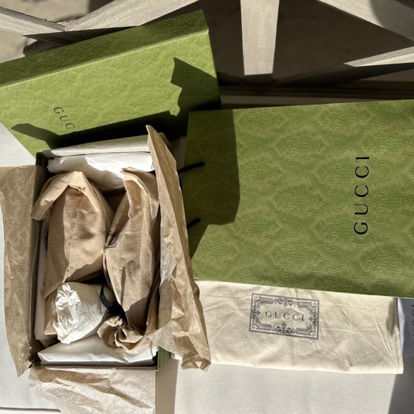 GUCCI ~ Like New! 2023 SE Women's Interlocking G espadrille, size 37, 7US. - Picture 7 of 9